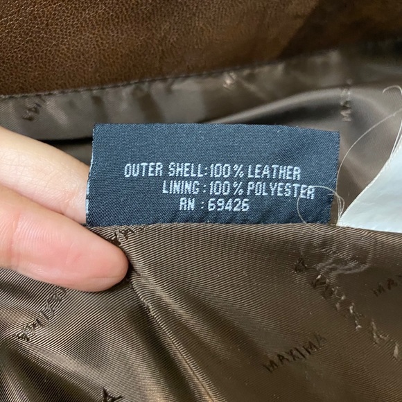 Vintage Longline Leather Coat - Picture 6 of 6